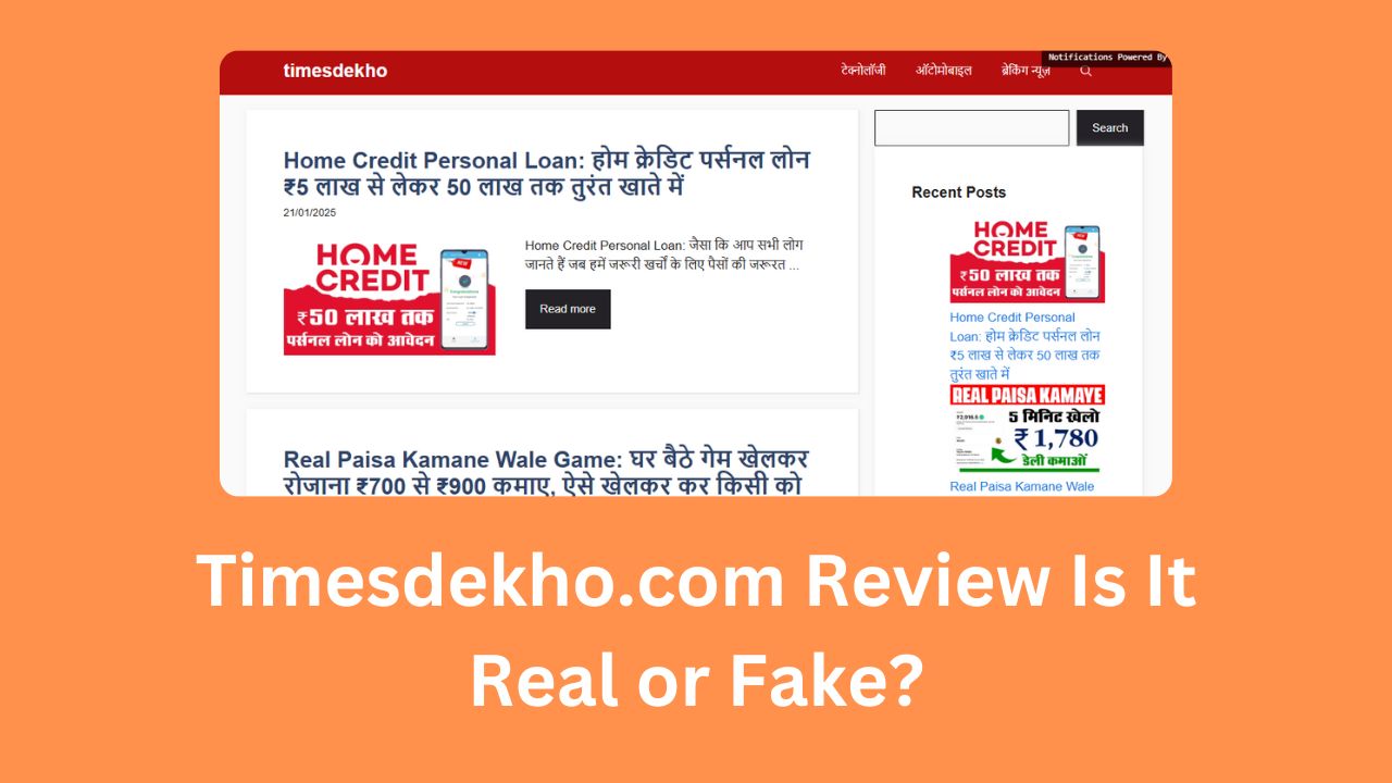 Timesdekho.com Review: Is It Real or Fake?